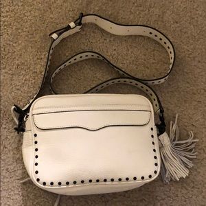 Rebecca minkoff white camera bag